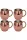 Riva Copper Beaker 550 ml – Hand-Hammered, 4-Pack Set