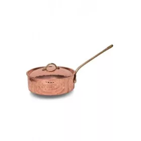 Karnıyarık Pot Single Handle No.10 34 cm – Hand-Hammered