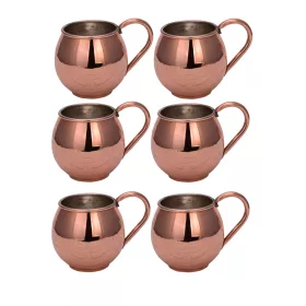 Terra Copper Beaker 580 ml – 6-Pack Set