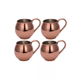 Terra Copper Beaker 580 ml – 4-Pack Set