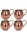 Terra Copper Beaker 580 ml – 4-Pack Set