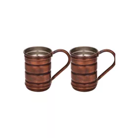 Scotch Copper Beaker 380 ml – 2-Pack Set, Oxidized