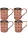 Scotch Copper Beaker 380 ml – 4-Pack Set