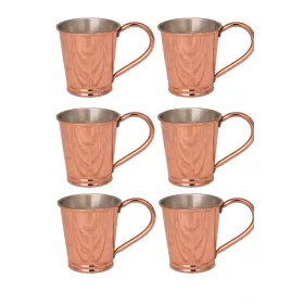 Linea Copper Beaker 400 ml – 6-Pack Set