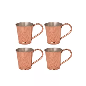 Linea Copper Beaker 400 ml – 4-Pack Set