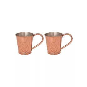 Linea Copper Beaker 400 ml – 2-Pack Set