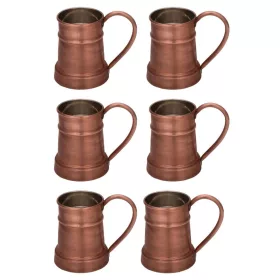 Debito Cup 600 ml – 6-Pack Set, Oxidized
