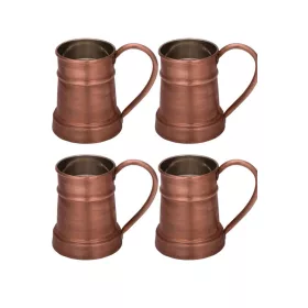 Debito Cup 600 ml – Oxidized, 4-Pack Set