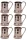 Debito Cup 600 ml – 6-Pack Set, Nickel