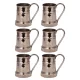 Debito Cup 600 ml – 6-Pack Set, Nickel