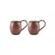 Moscow Mule Cup 500 ml – Hand-Hammered, 2-Pack Set, Oxidized