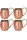 Moscow Mule Cup 500 ml – Straight, 4-Pack Set, Scotch Finish