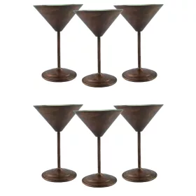Martini Glass 250 ml – 6-Pack Set, Oxidized
