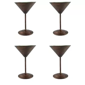 Martini Glass 250 ml – 4-Pack Set, Oxidized