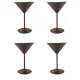 Martini Glass 250 ml – 4-Pack Set, Oxidized