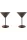 Martini Glass 250 ml – 2-Pack Set, Oxidized