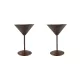 Martini Glass 250 ml – 2-Pack Set, Oxidized