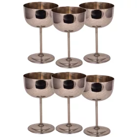 Vino Glass No.2 400 ml – 6-Pack Set, Nickel