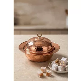 Saka Round Turkish Delight Bowl 9 cm – Hand-Hammered