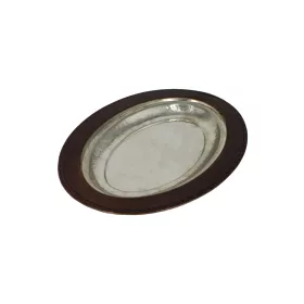   Piyade İskender Kebab Boat Serving Plate 25 cm – Hand-Hammered, Oxidized