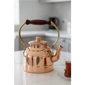 Çayyolu Teapot – Wooden Handle, Straight
