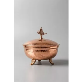 Defne Sugar Bowl 13 cm – Hand-Hammered
