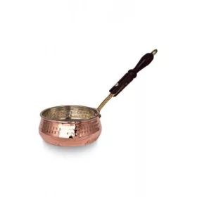 Salsa Sauce Bowl No.2 – Wooden Handle, Machine Hammered