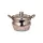 Maraş Casserole Pot No.1 18 cm – Hand-Hammered, Nickel