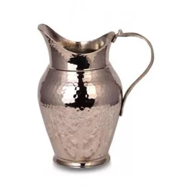 Antalya Pitcher No.2 – Hand-Hammered, Nickel