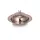 Saka Round Turkish Delight Bowl 11 cm – Hand-Hammered, Nickel