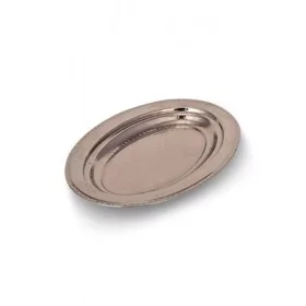   Piyade İskender Kebab Boat Serving Plate 40 cm – Hand-Hammered, Nickel