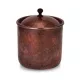 Safran Spice Container No.3 – Hand-Hammered, Oxidized