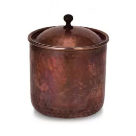 Safran Spice Container No.2 – Hand-Hammered, Oxidized