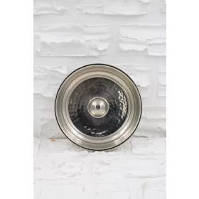 Kurnacı Turkish Bath Bowl 18 cm – Hand-Hammered, Nickel