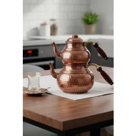 Classic Teapot No.1 – Thin, Hand-Hammered, Oxidized