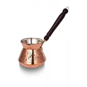 Külhan Turkish Coffee Pot No.3 (7 Cups) – Engraved Finish