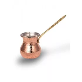 Eylül Coffee Pot No.2 – 3 Cups, Machine Hammered