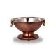 Punch Serving Bowl 32 cm – Hand-Hammered, Oxidized