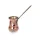 Sultan Coffee Pot No.1 – Thin Brass Handle, 2 Cups, Machine Hammered