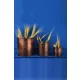 Bahar Flower Pot – 3-Piece Set, Straight, Oxidized