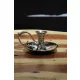 Elit Candle Holder & Şinanay & Hand Candlestick with Pin – Nickel