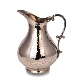 Pınar Pitcher No.2 – Hand-Hammered, Nickel
