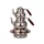 Classic Teapot Set with Warmer No.2 – Thick, Handcrafted, Nickel