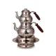 Classic Teapot Set with Warmer No.2 – Thick, Handcrafted, Nickel