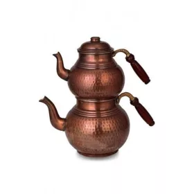 Classic Teapot No.3 – Thin, Hand-Hammered, Oxidized