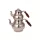 Classic Teapot No.2 – Thick, Handcrafted, Nickel