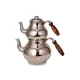 Classic Teapot No.2 – Thick, Hand-Hammered, Nickel