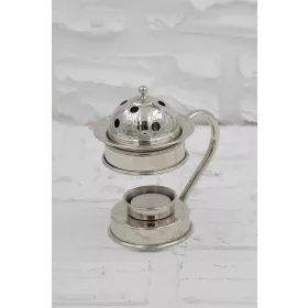 Aromatherapy Copper Incense Burner & Oil Burner – Nickel