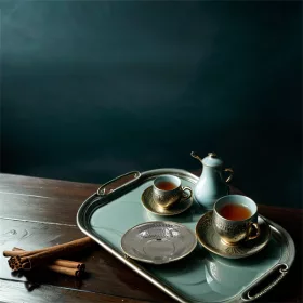 Otağ Tea Saucer – Hand-Hammered, Nickel