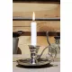 Elit Candle Holder & Hand Candlestick with Pin – Silver Handle
